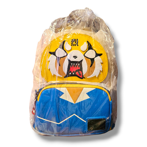 NWT Loungefly Sanrio Aggretsuko Two-Face Cosplay Mini Backpack - Picture 8 of 8